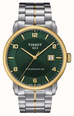 Tissot Luxury Powermatic 80 | Green Dial | Stainless Steel Bracelet T0864072209700
