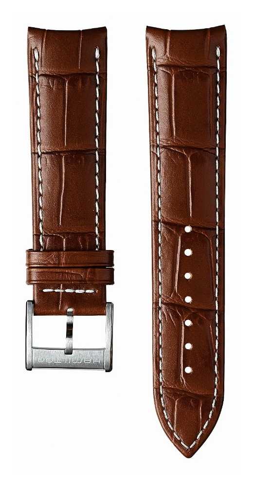 Hamilton  Light Brown Calf Leather 22mm Strap Only - Watch