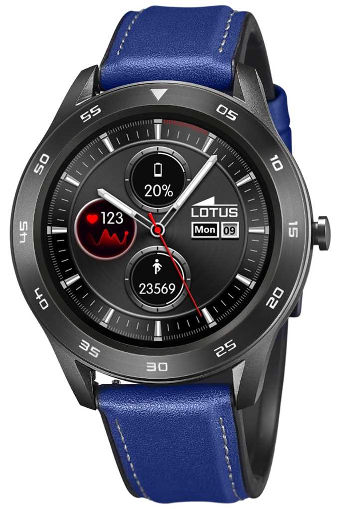 Lotus L50012-2 Smartime Speaker Blue Strap Smartwatch