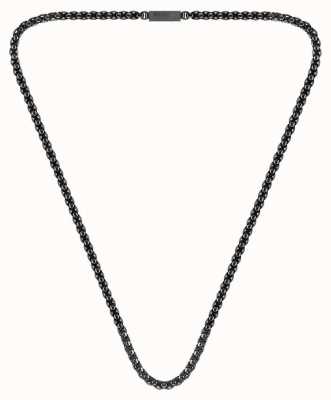 BOSS Jewellery Turf Grey IP Plated Box Chain Necklace 610mm 1580094