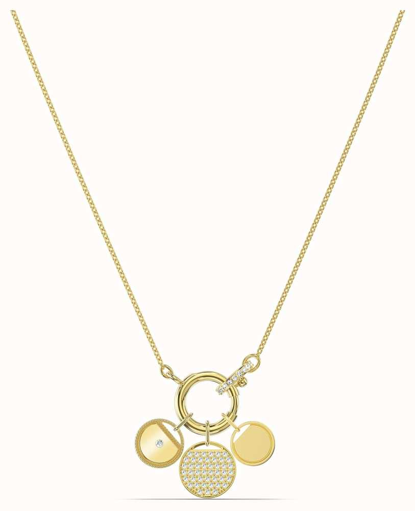 Swarovski Ginger | Gold Plated | Charm Necklace | White 5567530 - First