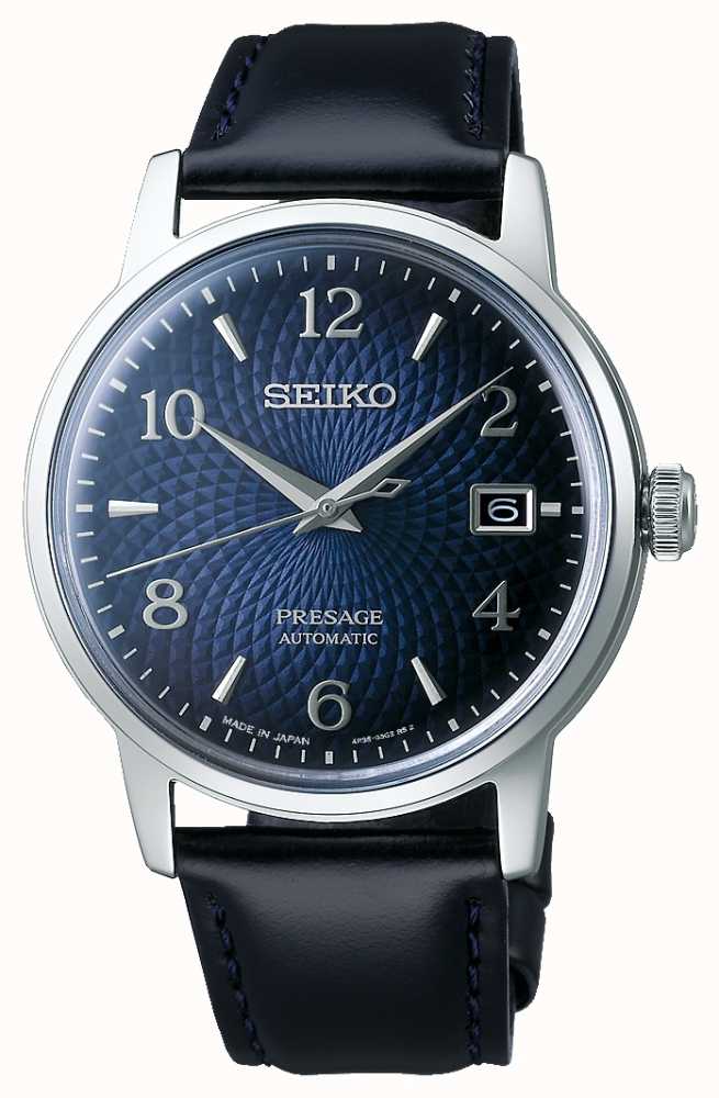 Seiko Presage | Cocktail | Blue Dial | Automatic | Old Clock SRPE43J1 -  First Class Watches™