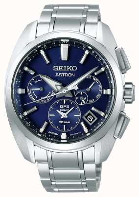 Seiko Astron | Titanium | Men's | Solar | Blue dial | Watch SSH065J1