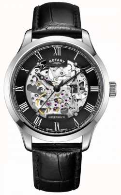 Rotary Men's | Skeleton | Greenwich |Automatic Watch GS02940/30