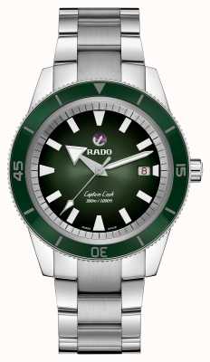 RADO Captain Cook Automatic Men's Stainless Steel Bracelet Green Dial R32105313