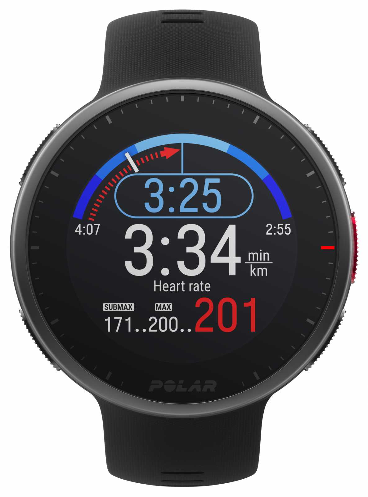 Polar Vantage V2 GPS Sports Watch With Heart Rate Monitor - Black / M/L