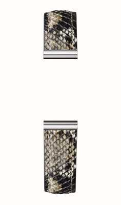 Herbelin Antarès Interchangeable Watch Strap - Snake Print Leather / Stainless Steel - Strap Only BRAC.17048.53/A