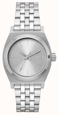 Nixon Medium Time Teller | All Silver | Stainless Steel Bracelet | Silver Dial A1130-1920-00
