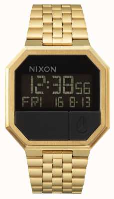 Nixon Re-Run | All Gold | Digital | Gold IP Steel Bracelet A158-502-00