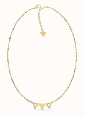 Guess Queen Of Heart | Gold Plated Triangle Necklace UBN79007
