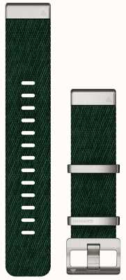 Garmin QuickFit 22 Jacquard-Weave Nylon Green Strap Only 010-13008-00