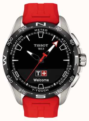 Tissot T-Touch Connect Solar | Red Silicone Strap T1214204705101
