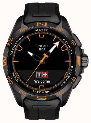 Tissot T-Touch Connect Solar | Black Silicone Strap T1214204705104