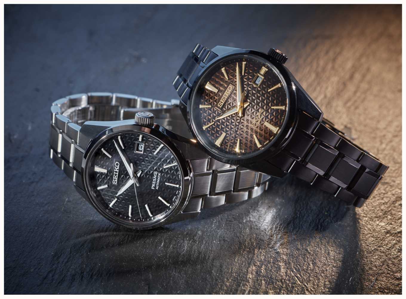 Seiko Men's Presage Sharp Edged Series Black Dial SPB203J1 - First Class  Watches™
