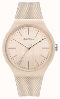 Superdry White Silicone Soft Touch Strap | White Dial SYL344W