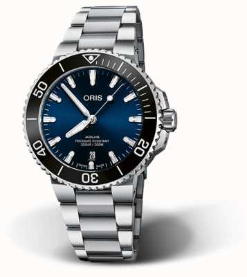 ORIS Aquis Date 41.5mm Blue Dial Stainless Steel Bracelet 01 733 7766 4135-07 8 22 05PEB