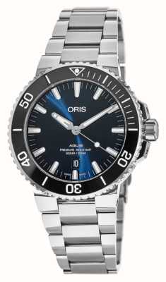 ORIS Aquis Date 41.5mm Blue Dial Stainless Steel Bracelet 01 733 7766 4135-07 8 22 05PEB