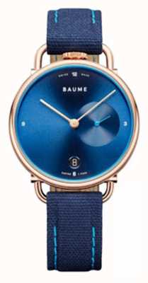 Baume & Mercier BAUME | Eco-Friendly Quartz | Blue Cork Backed Strap M0A10603