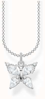 Thomas Sabo Sterling Silver Butterfly Necklace KE2101-051-14-L45V