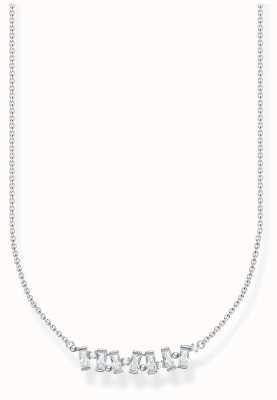 Thomas Sabo Sterling Silver Necklace | White Stones KE2095-051-14-L45V