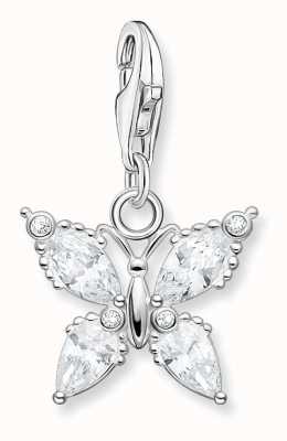 Thomas Sabo Sterling Silver Butterfly Charm Pendant 1862-051-14