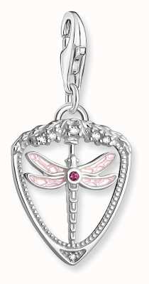 Thomas Sabo Sterling Silver Dragonfly Charm Pendant 1865-039-9