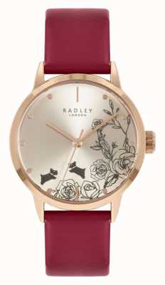 Radley | Women's | Red Leather Strap | Sunray Dial | RY21244A