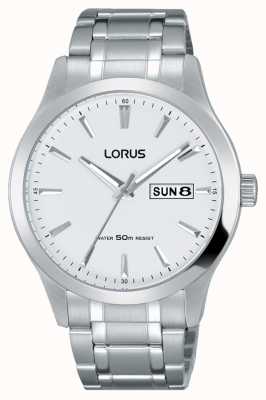 Lorus Men's | White Dial | Stainless Steel Bracelet RXN25DX9