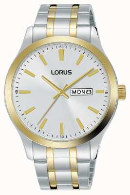Lorus Men's | Silver Dial | Two Tone Steel Bracelet RH346AX9