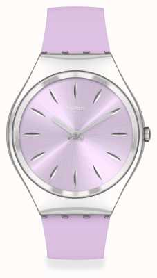 Swatch SKINSOFTBLINK | Pink Silicone Strap | Pink Dial SYXS131
