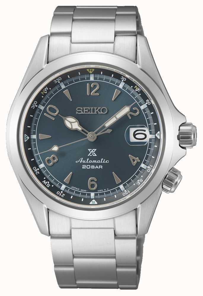 Seiko Men's Alpinist 2021 European Edition | Blue Dial | Stainless Steel  Bracelet SPB197J1 - First Class Watches™