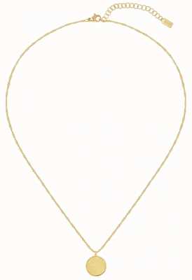 BOSS Jewellery Women's Gold Plated Medallion Necklace 1580157