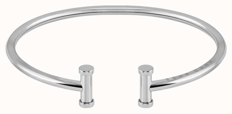 BOSS Jewellery Women's Stainless Steel Silver Bangle 1580164M