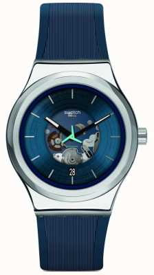 Swatch Men's Blue Blurang Automatic Watch YIS430
