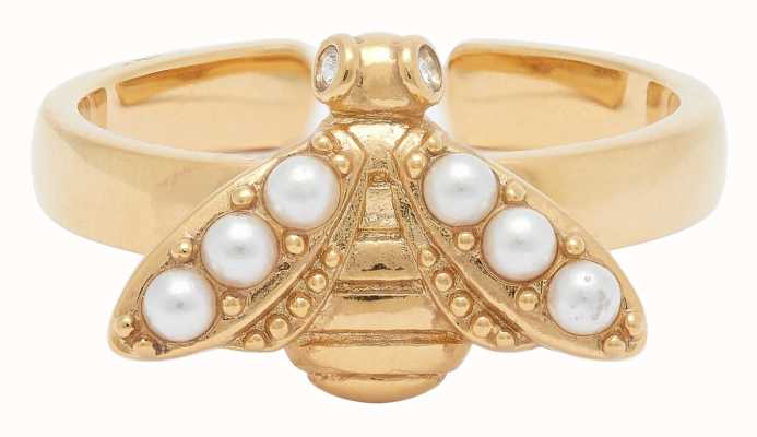 Olivia Burton Pearl Bee Ring Gold OBJAMR109