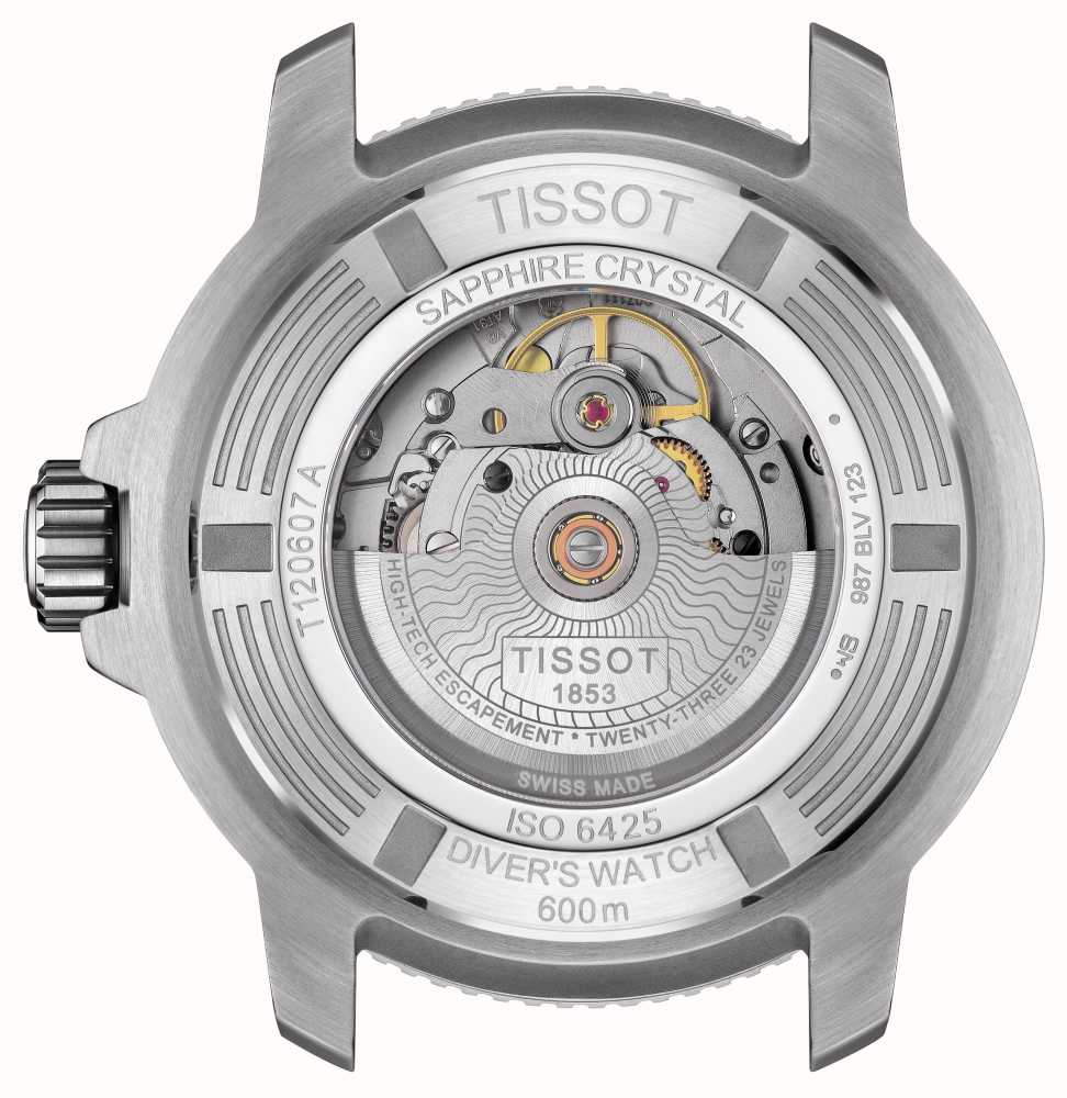 Tissot Seastar 2000 Pro | Powermatic 80 | Black Dial | Silicone ...