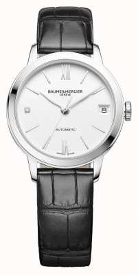 Baume & Mercier Classima Black Leather Strap Watch M0A10313