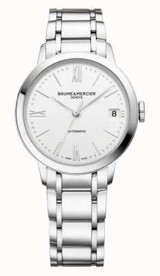 Baume & Mercier Classima White Dial Steel Watch M0A10495