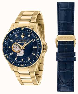 Maserati SFIDA Diamonds Gold-Plated Watch R8823140004