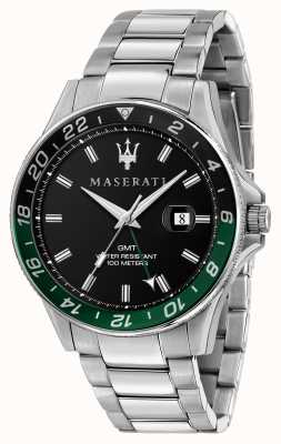 Maserati SFIDA Men's Dual Colour Black/Green Bezel R8853140005