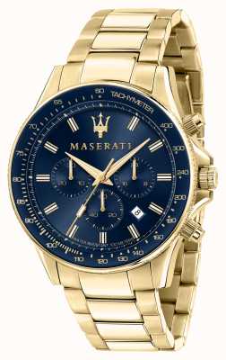Maserati SFIDA Men's Yellow Gold Plated Watch R8873640008