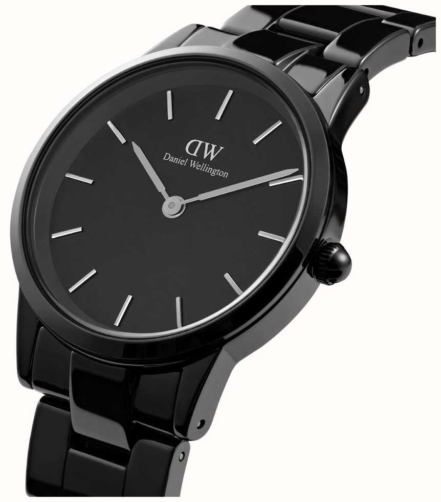 Daniel Iconinc Link 32mm Black Strap - First Class Watches™