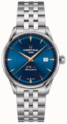 Certina DS-1 Powermatic 80 Blue Dial Watch C0298071104102