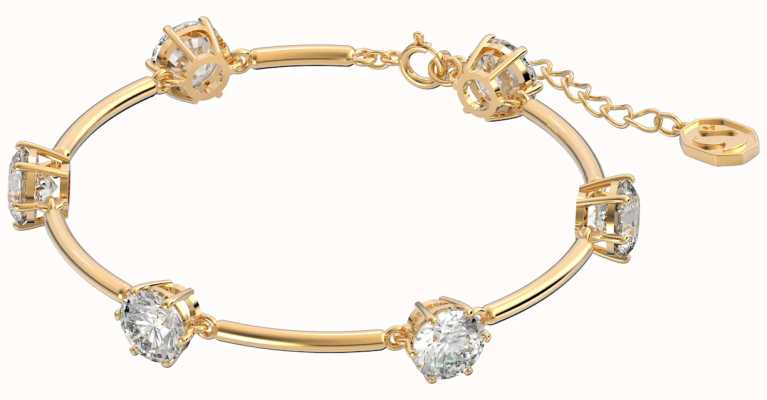 Swarovski Constella | Bracelet | White |Shiny Gold-Tone Plated 5622719
