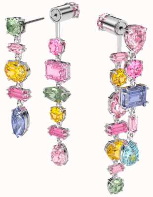 Swarovski Gema | Drop Earrings | Multicolored | Rhodium plated 5613740