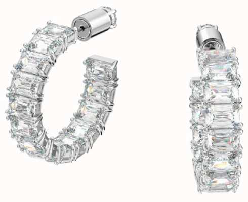 Swarovski Millenia Octagon Crystal Hoop Earrings 5612673