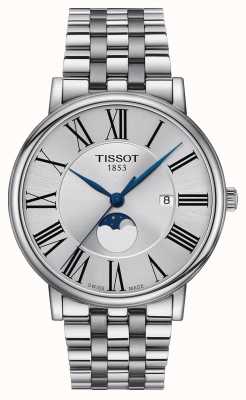 Tissot Men's Carson Moon Phase | Silver Dial | Stainless Steel T1224231103300