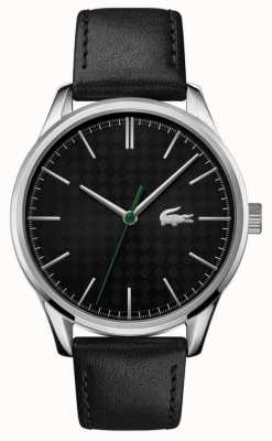 Lacoste Vienna | Watch & Bracelet Gift Set | Black Leather Strap | Black Dial 2070014