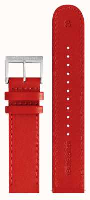 Mondaine 20mm Red Leather Strap - Stop2go FE2532030Q1