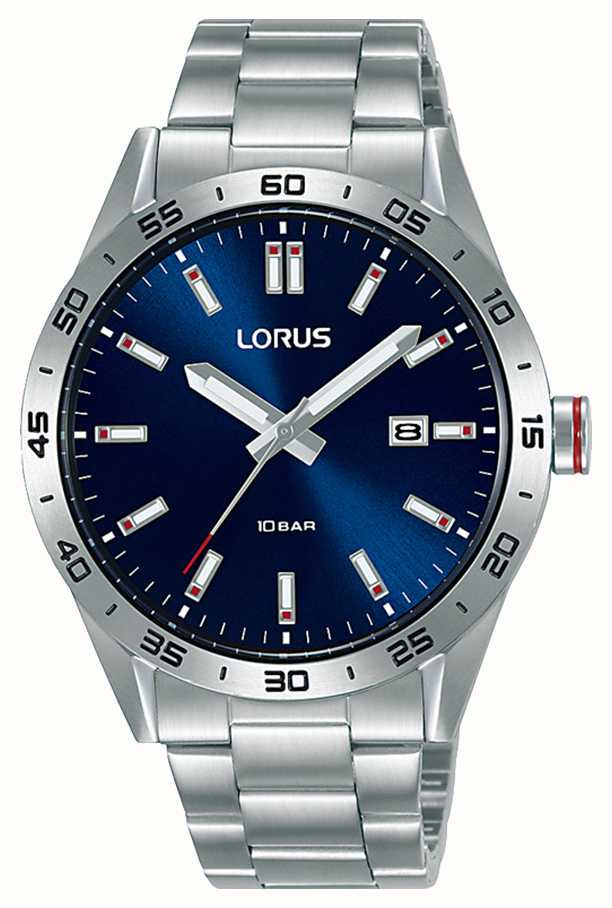 Lorus Sports 40mm Quartz Watch Blue Sunray Dial RH961NX9 - First Class  Watches™